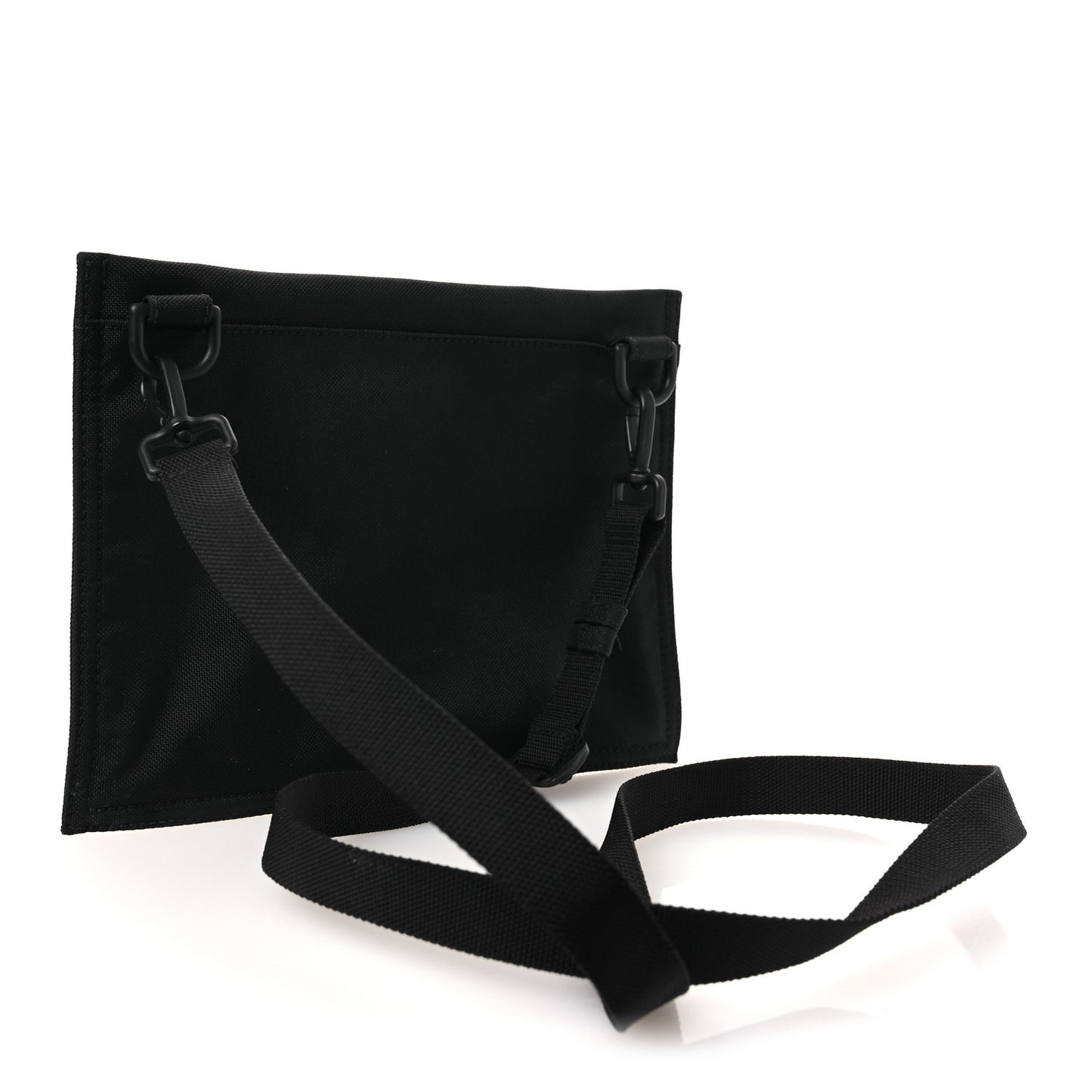 Nylon Explorer Crossbody Pouch Black