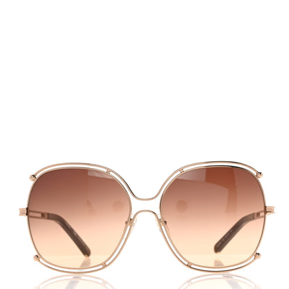 Chloe Isidora Oversized Round Sunglasses CE122S Gold 2 of 7
