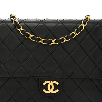 Chanel Lambskin Quilted Small Single Flap Bag Black 5 of 13