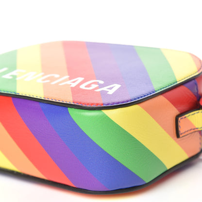 Balenciaga Smooth Calfskin Rainbow Logo XS Ville Camera Bag Multicolor 6 of 10