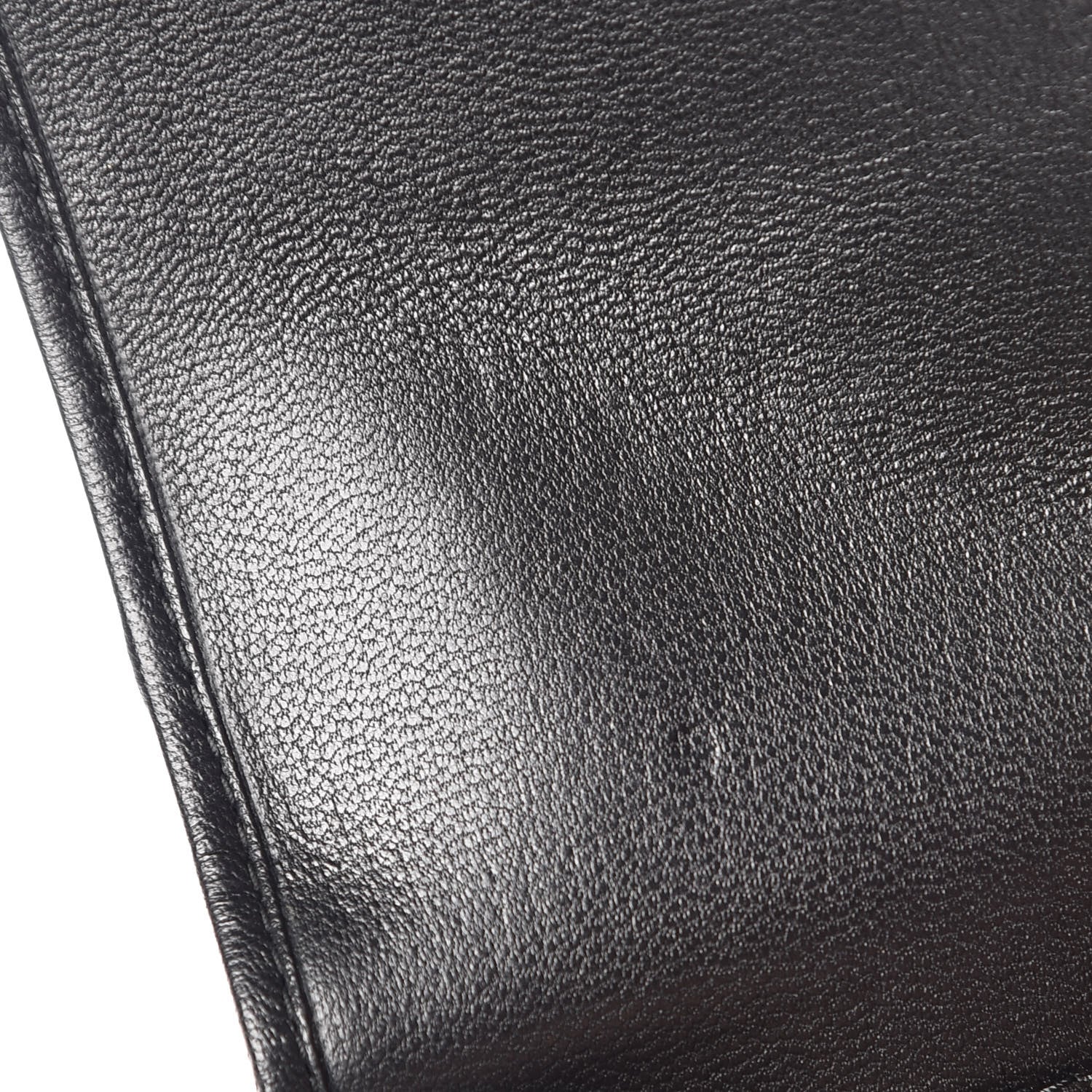 Miu Miu Nappa Matelasse Flap Wallet Black 9 of 9