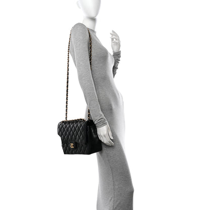 Chanel Caviar Quilted Jumbo Double Flap Black 2 of 13