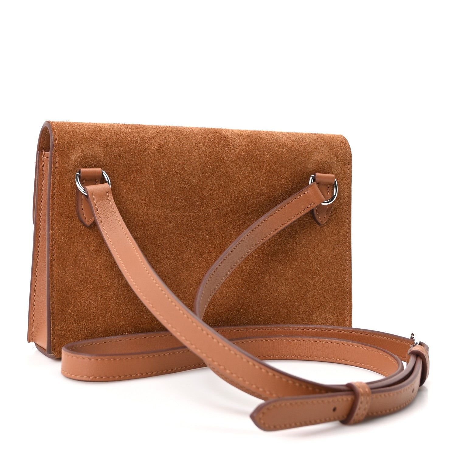 Hermes Veau Grizzly Swift Hermesnap Wallet Sesame 3 of 10