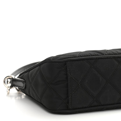 Prada Nylon Tessuto Impuntu Quilted Crossbody Bag Black 8 of 9