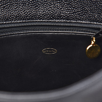 Chanel Caviar CC Shoulder Bag Black 7 of 11