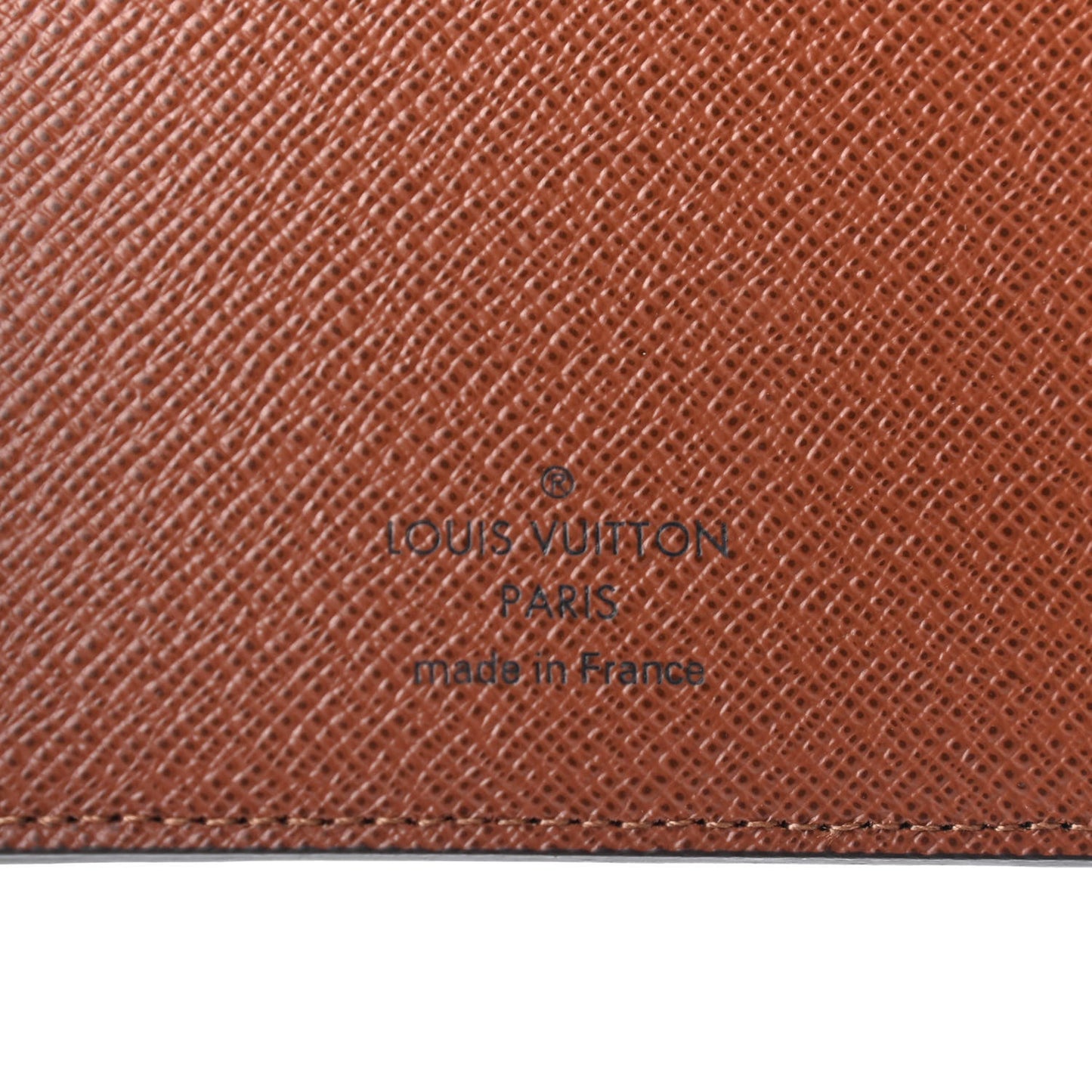 Monogram Desk Agenda Cover