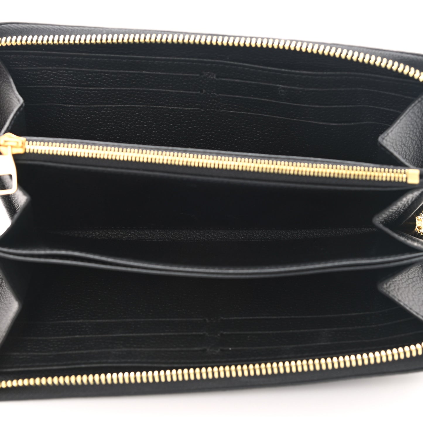 Empreinte Monogram Giant Zippy Wallet Black Beige