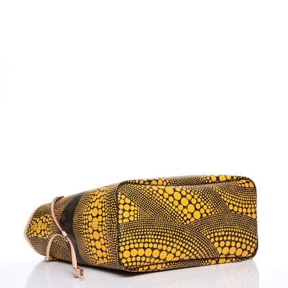 Louis Vuitton Monogram Kusama Waves Neverfull MM Yellow 4 of 7