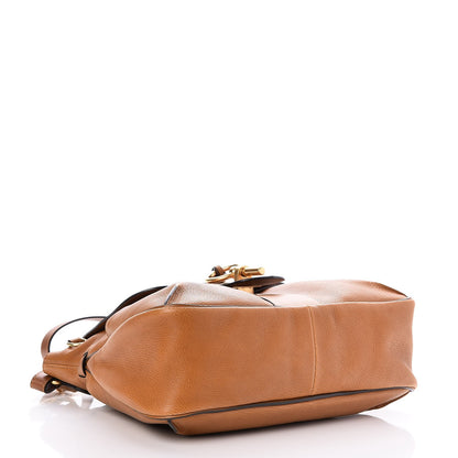 Chloe Grained Lambskin Medium Lexa Shoulder Bag Mustard Brown 5 of 9