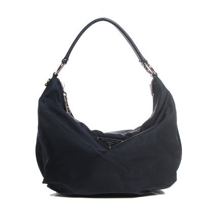 Prada Tessuto Nylon Hobo Blue 1 of 10