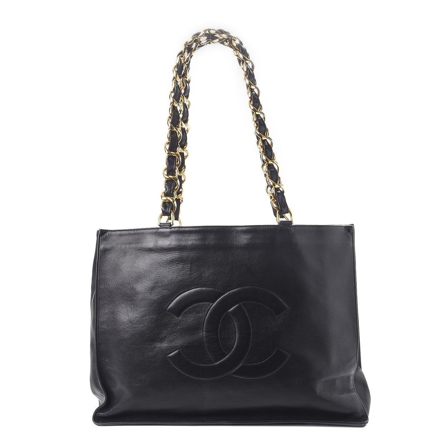 Lambskin CC Tote Black
