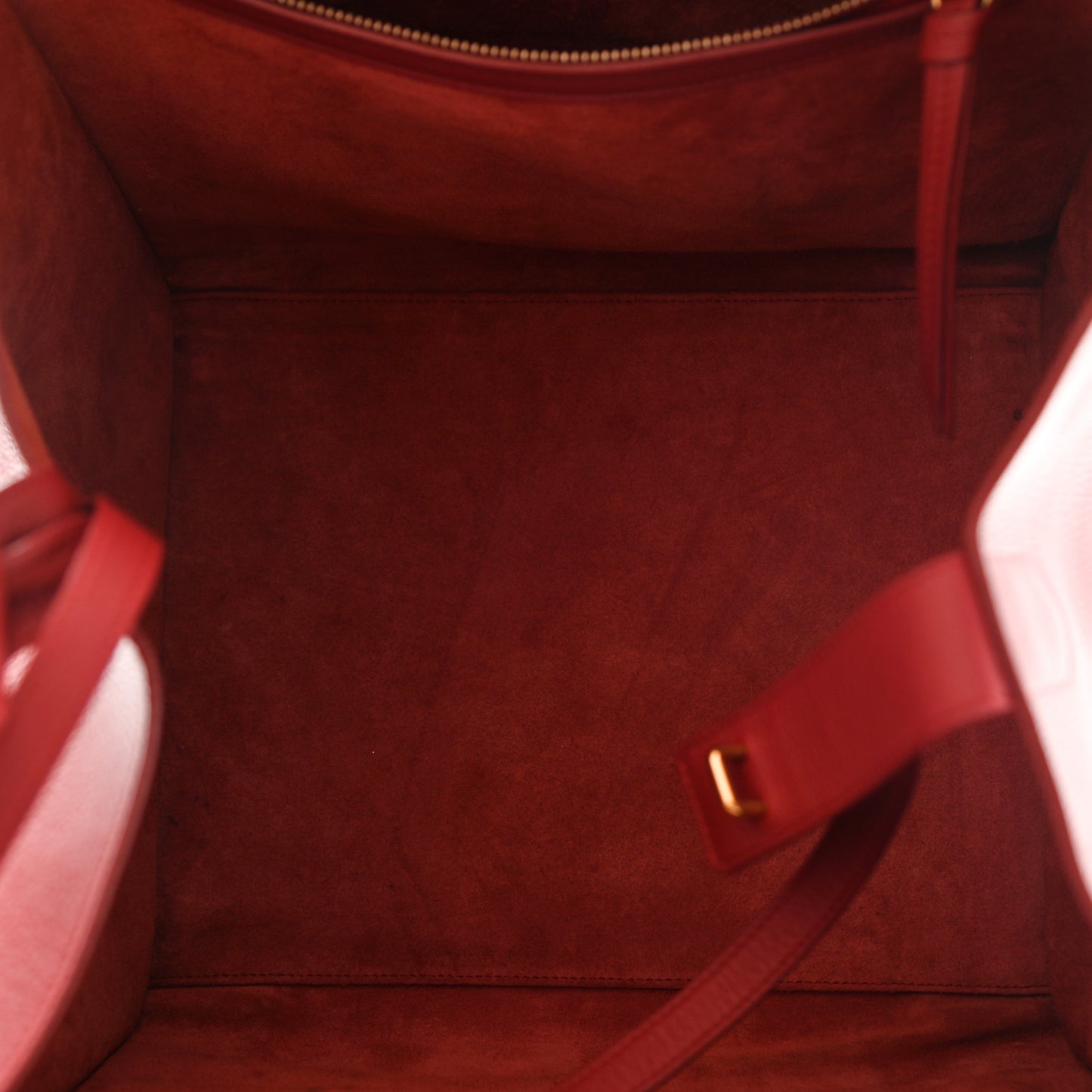 Baby Grained Calfskin Medium Phantom Luggage Carmin