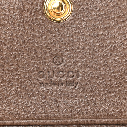 Gucci GG Supreme Monogram Web Ophidia Chain Card Case Wallet Beige New Acero 6 of 12