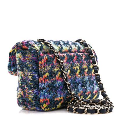 Chanel Knit Mini Rectangular Flap Multicolor 3 of 12