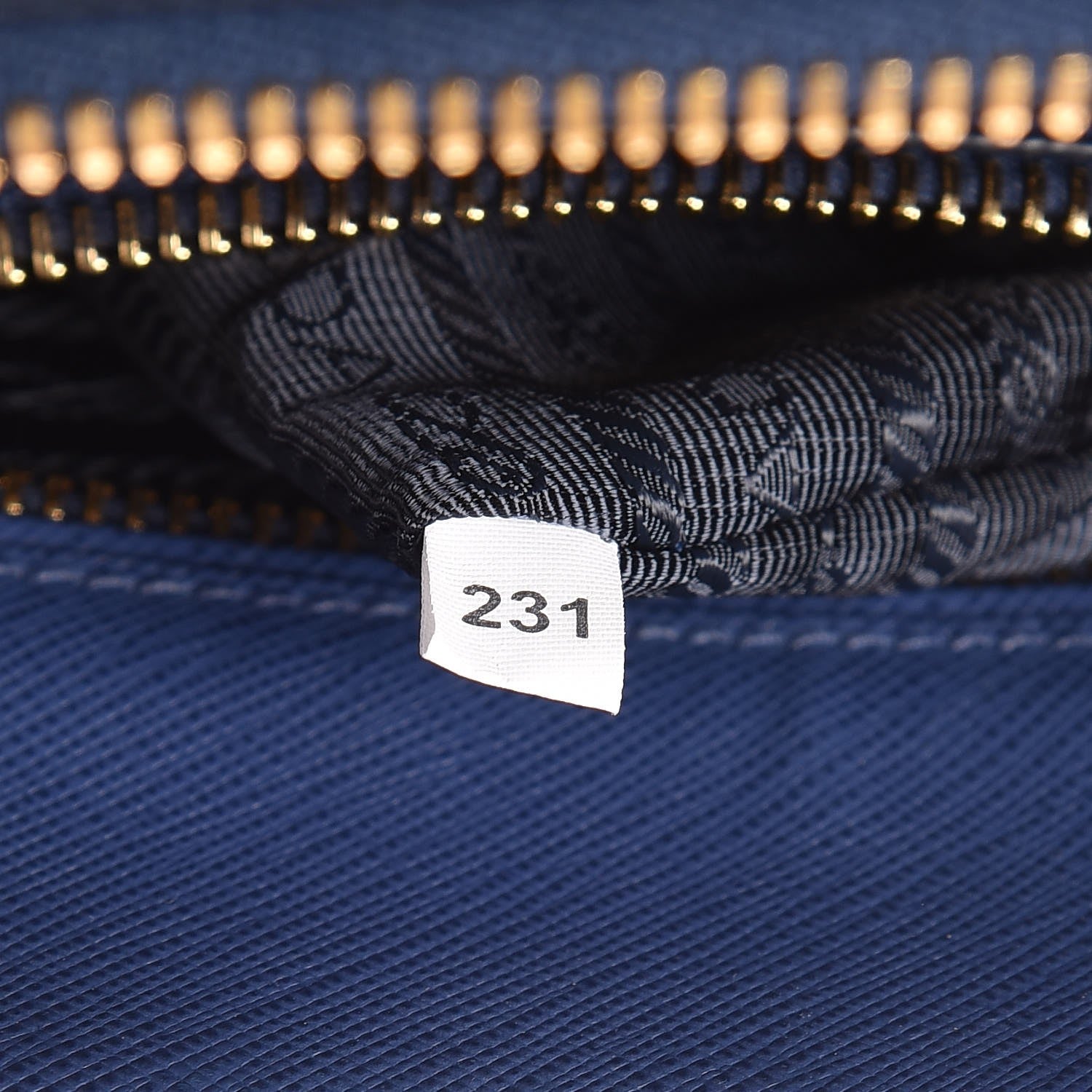 Prada Saffiano Lux Medium Promenade Tote Bluette 9 of 9