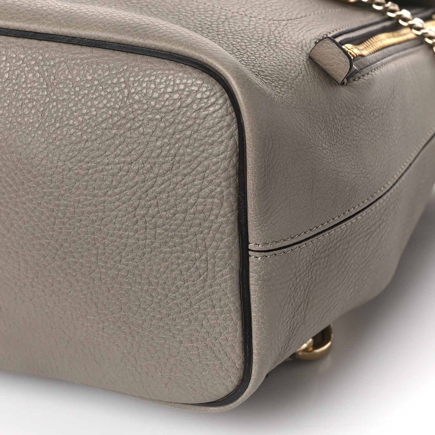 Chloe Suede Calfskin Medium Faye Backpack Motty Grey 8 of 8