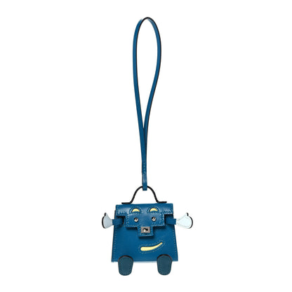 Hermes Tadelakt Chevre Mysore Kelly Quelle Idole Bag Charm Bleu Izmir Jaune Bourgeon Bleu Brume Vert Bosphore 1 of 5