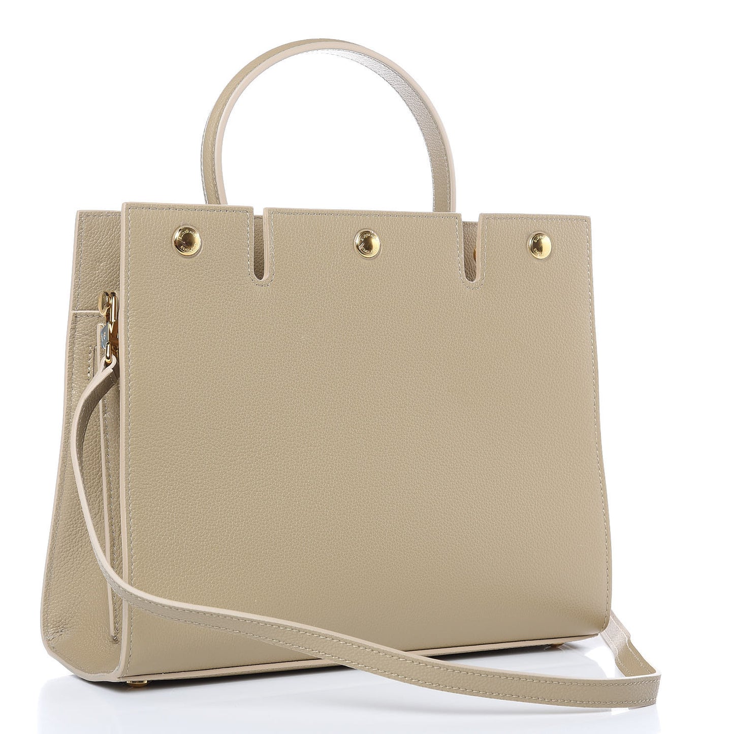 Calfskin Small Title Bag Honey