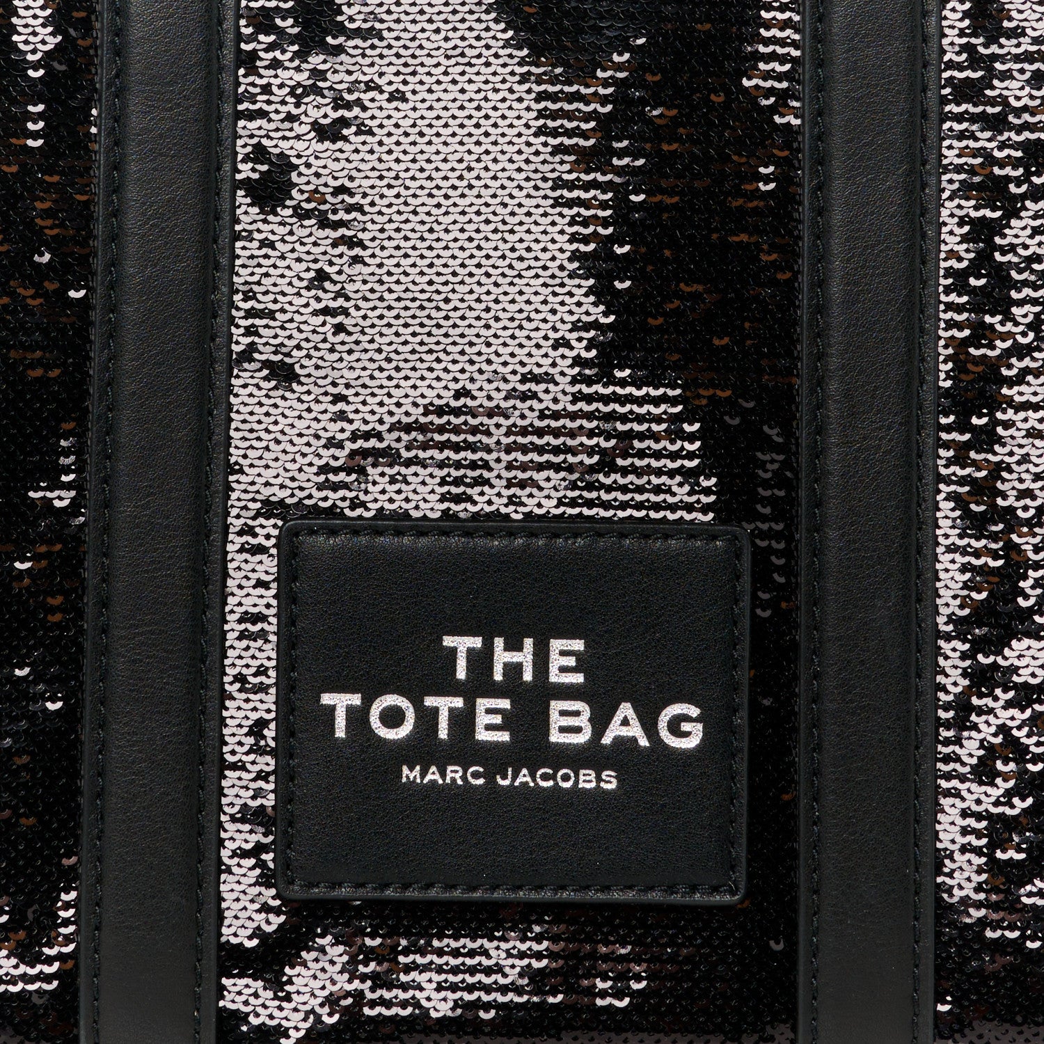 Marc Jacobs Sequin Small The Tote Bag Black 8 of 10