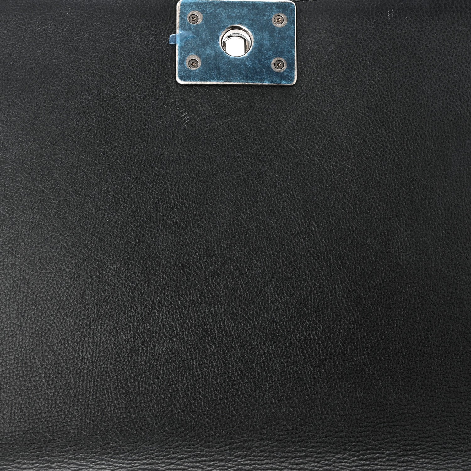Chanel Calfskin Quilted Double Stitch New Medium Boy Flap Black 14 of 16