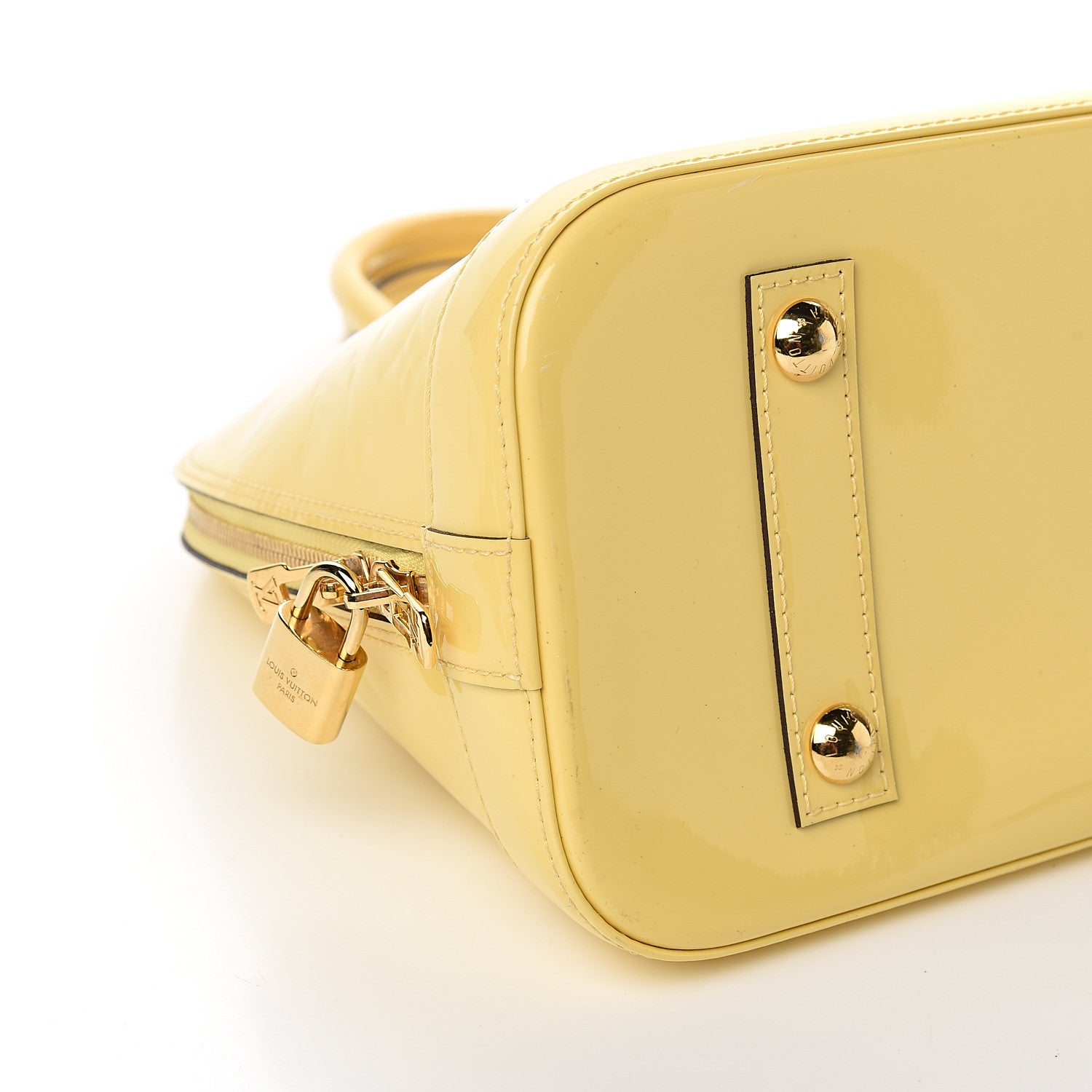 Louis Vuitton Vernis Alma PM Citrine 6 of 9