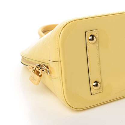 Louis Vuitton Vernis Alma PM Citrine 6 of 9