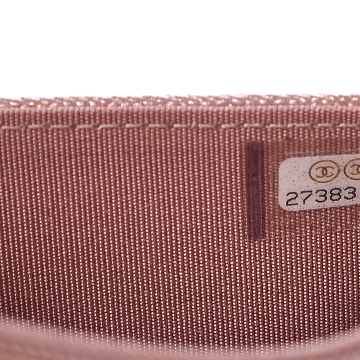 Metallic Caviar Chevron Quilted Vintage Mademoiselle Wallet On Chain WOC Pink