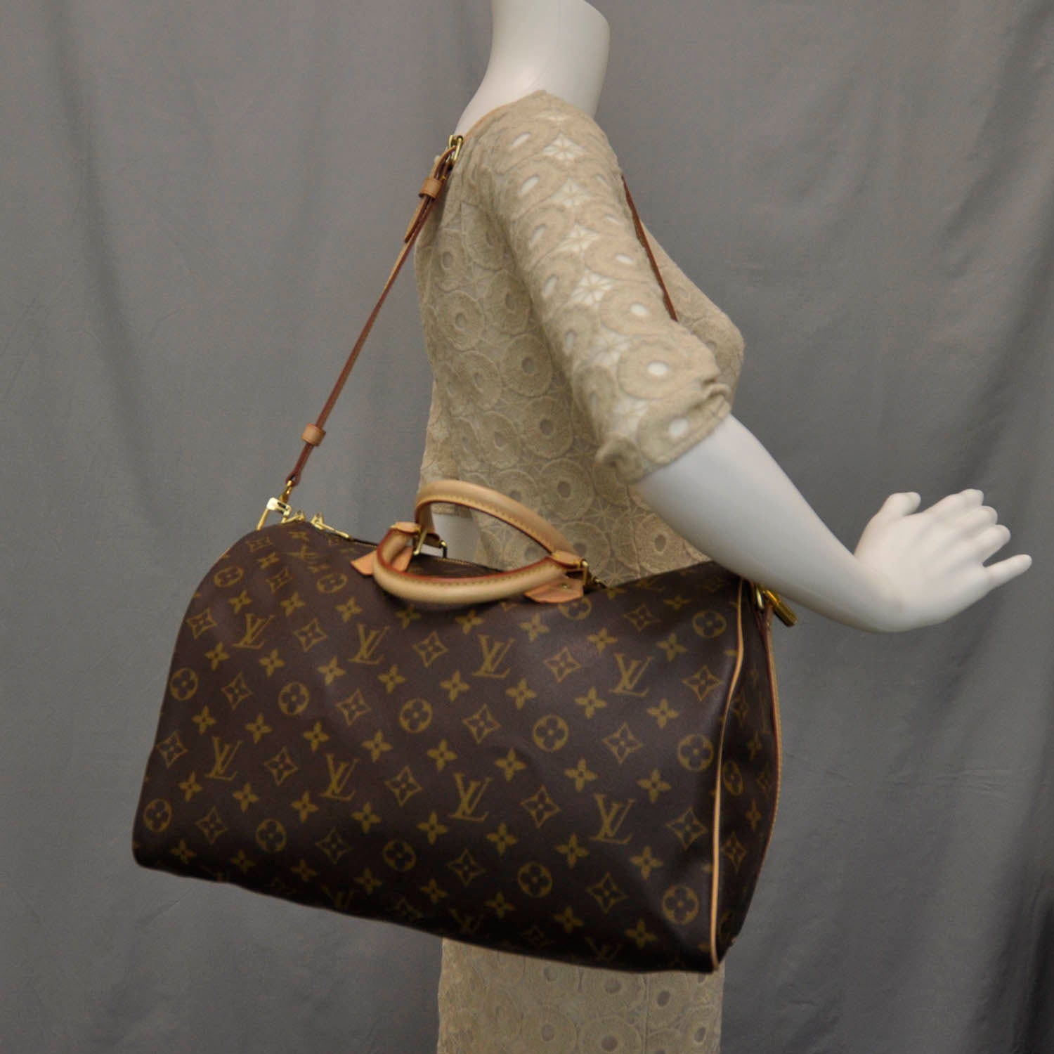Louis Vuitton Monogram Speedy Bandouliere 35 2 of 7