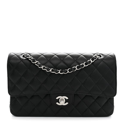 Chanel Caviar Quilted Medium Double Flap Black 1 of 11