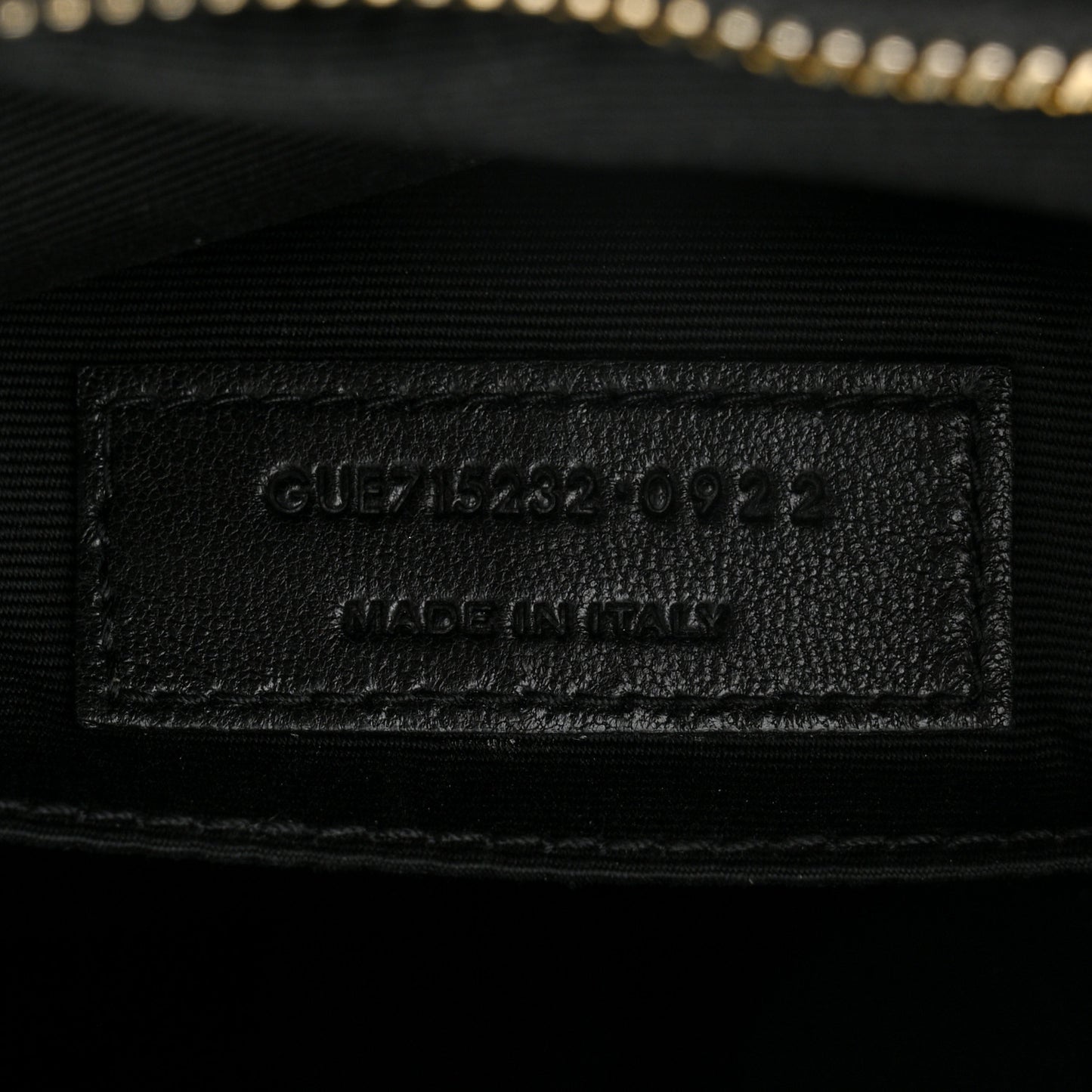 Calfskin Matelasse Monogram Lou Camera Bag Black