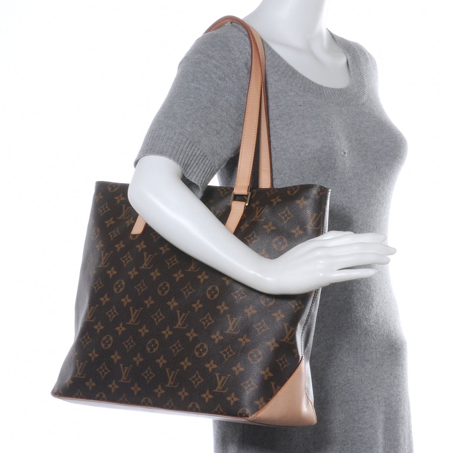 Louis Vuitton Monogram Cabas Mezzo 2 of 13