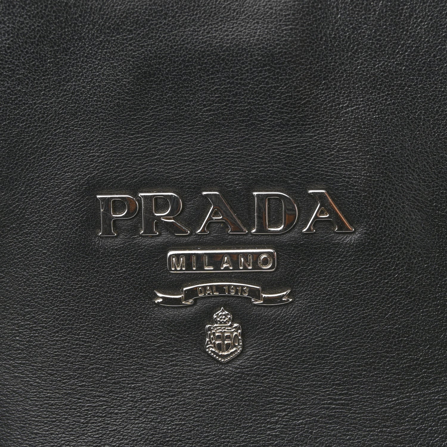 Prada Soft Calf Shopping Tote Black 13 of 14