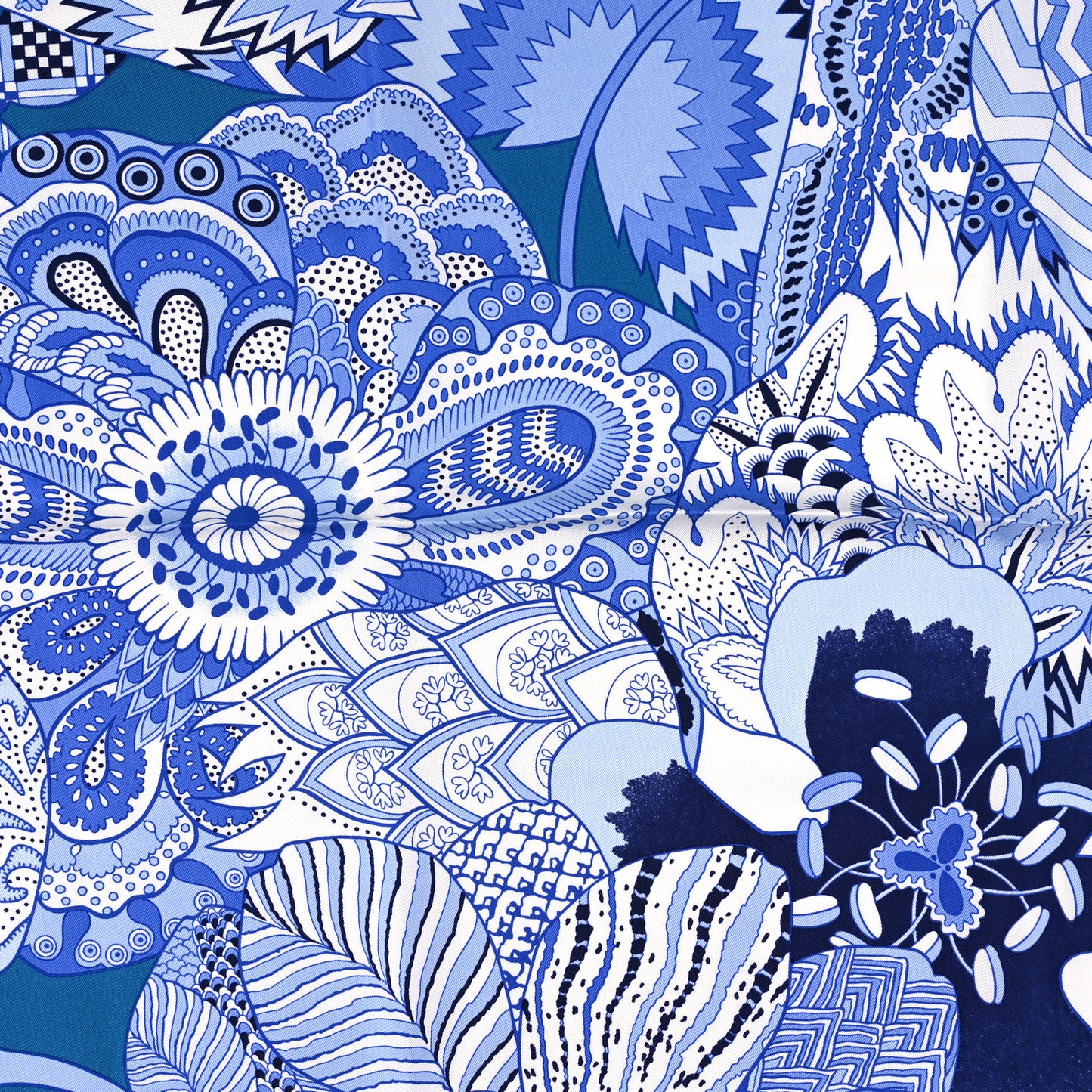 Silk Fleurs D'Indiennes Scarf 90