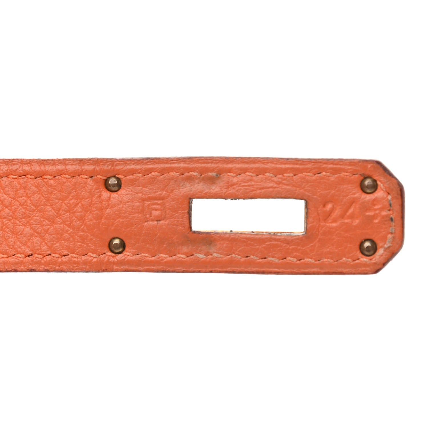 Hermes Togo Kelly Retourne 32 Orange 6 of 13