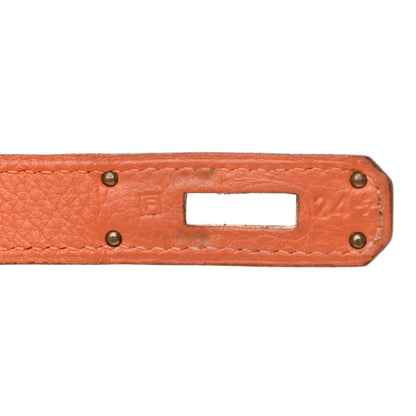 Hermes Togo Kelly Retourne 32 Orange 6 of 13