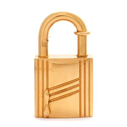 Hermes Gold Plated Cadena Lock 1 of 4