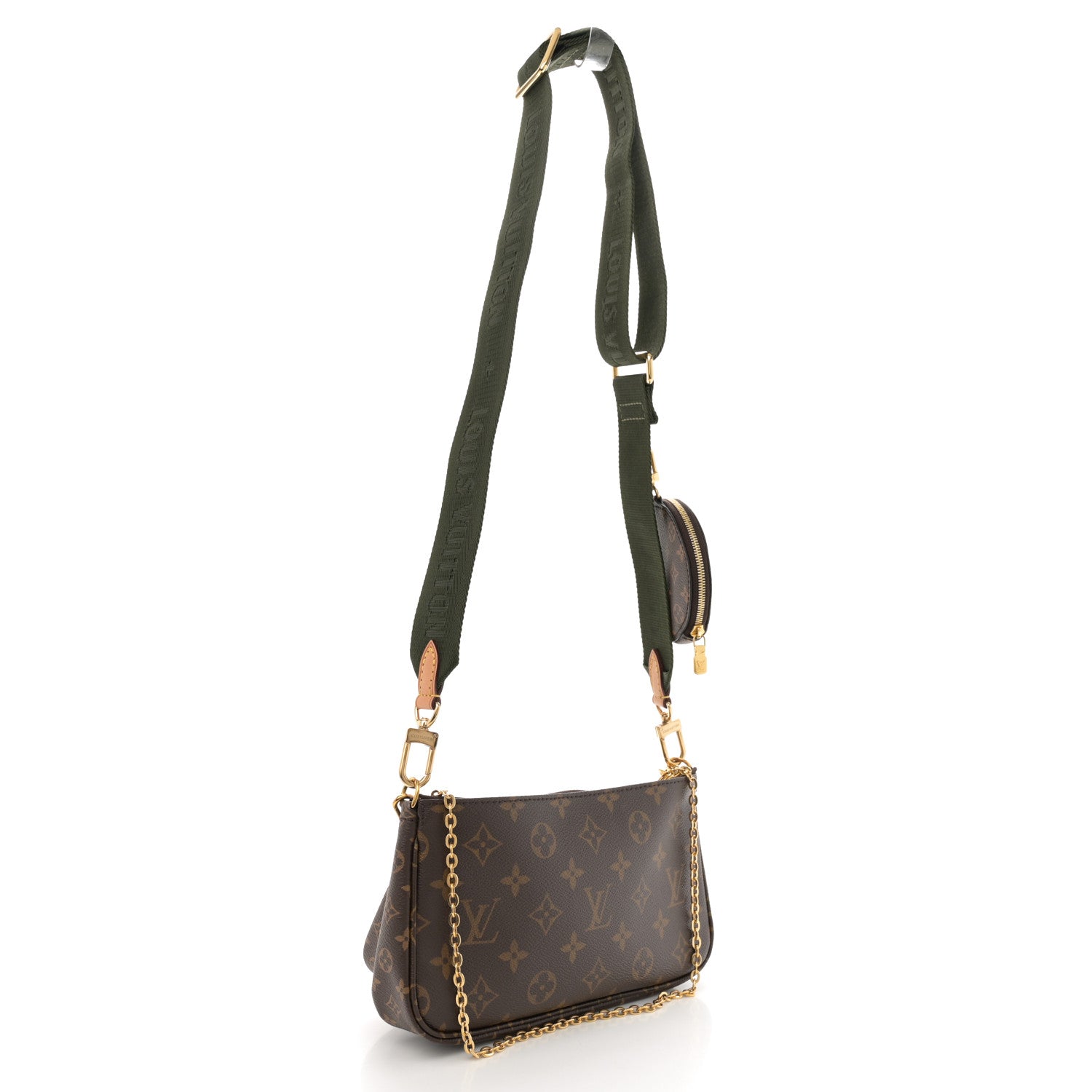 Louis Vuitton Monogram Multi Pochette Accessories Kaki 3 of 10