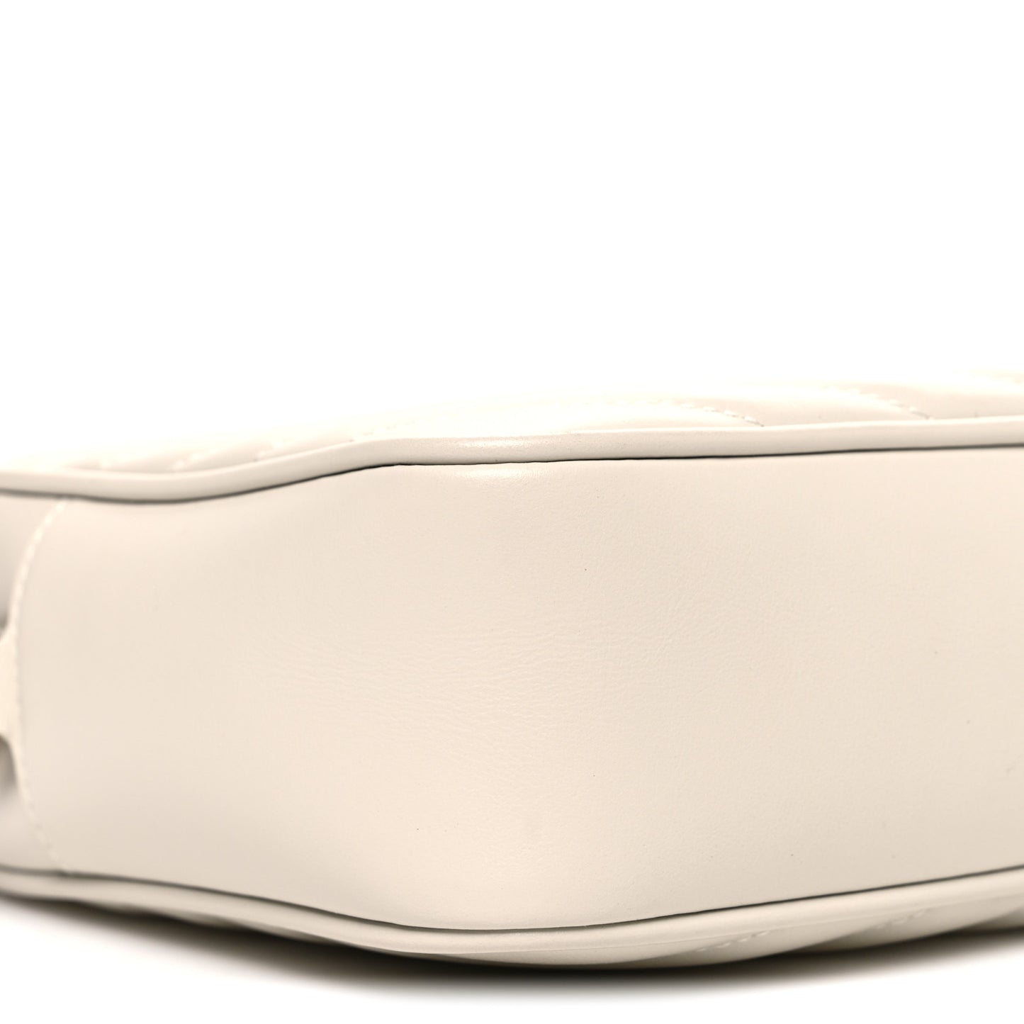 Calfskin Matelasse Monogram Lou Camera Bag Crema Soft
