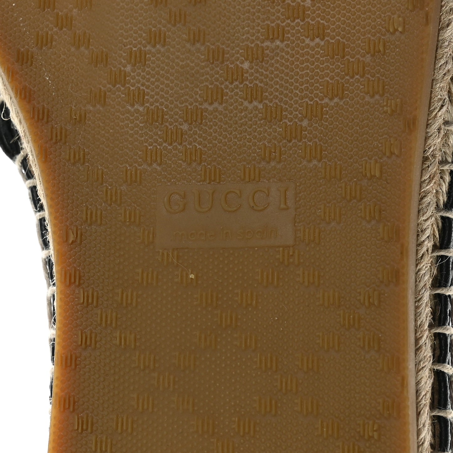 Microguccissima Signature Espadrilles 38.5 Black