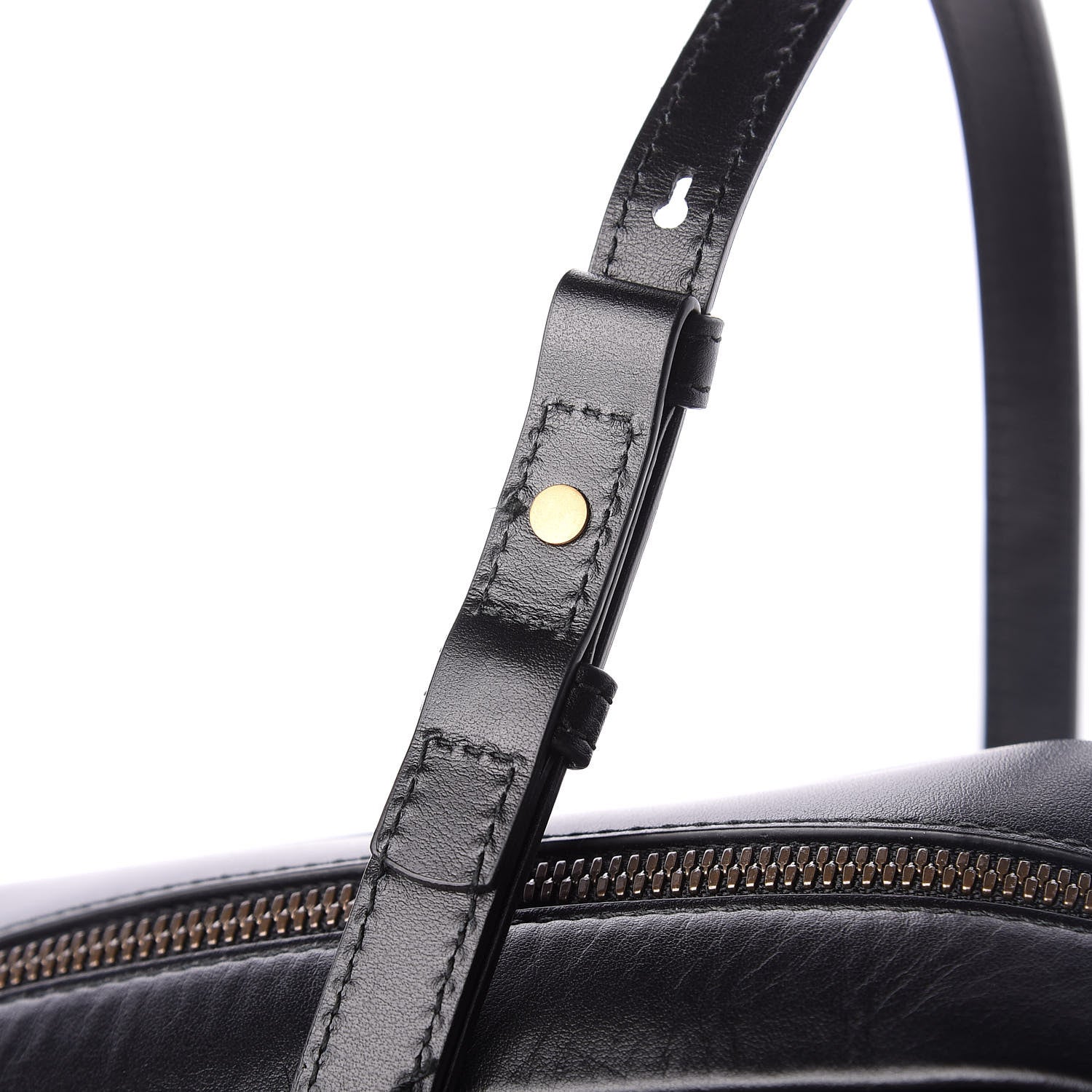 Gucci Calfskin Matelasse Small GG Marmont Chain Shoulder Bag Black 12 of 13