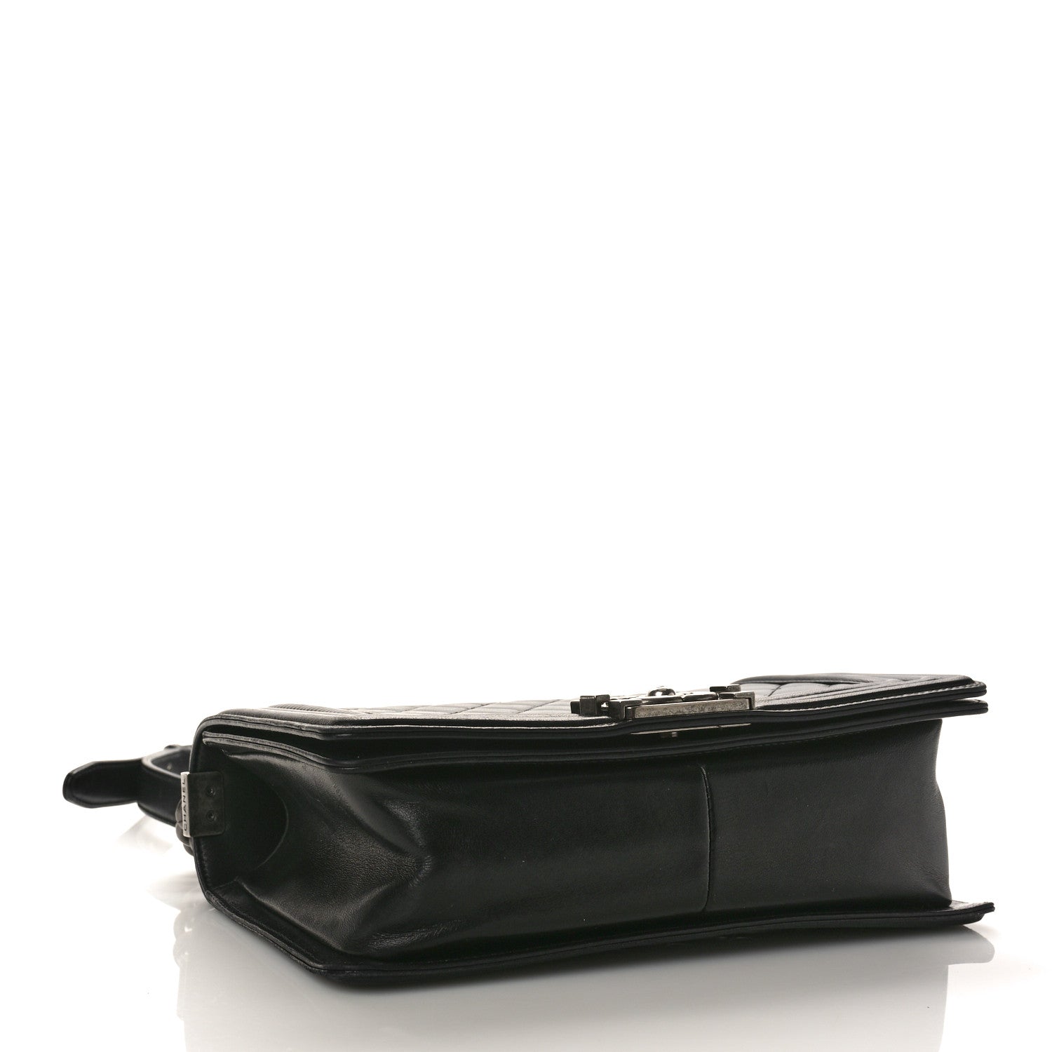 Chanel Lambskin Quilted Medium Boy Flap Black 4 of 10