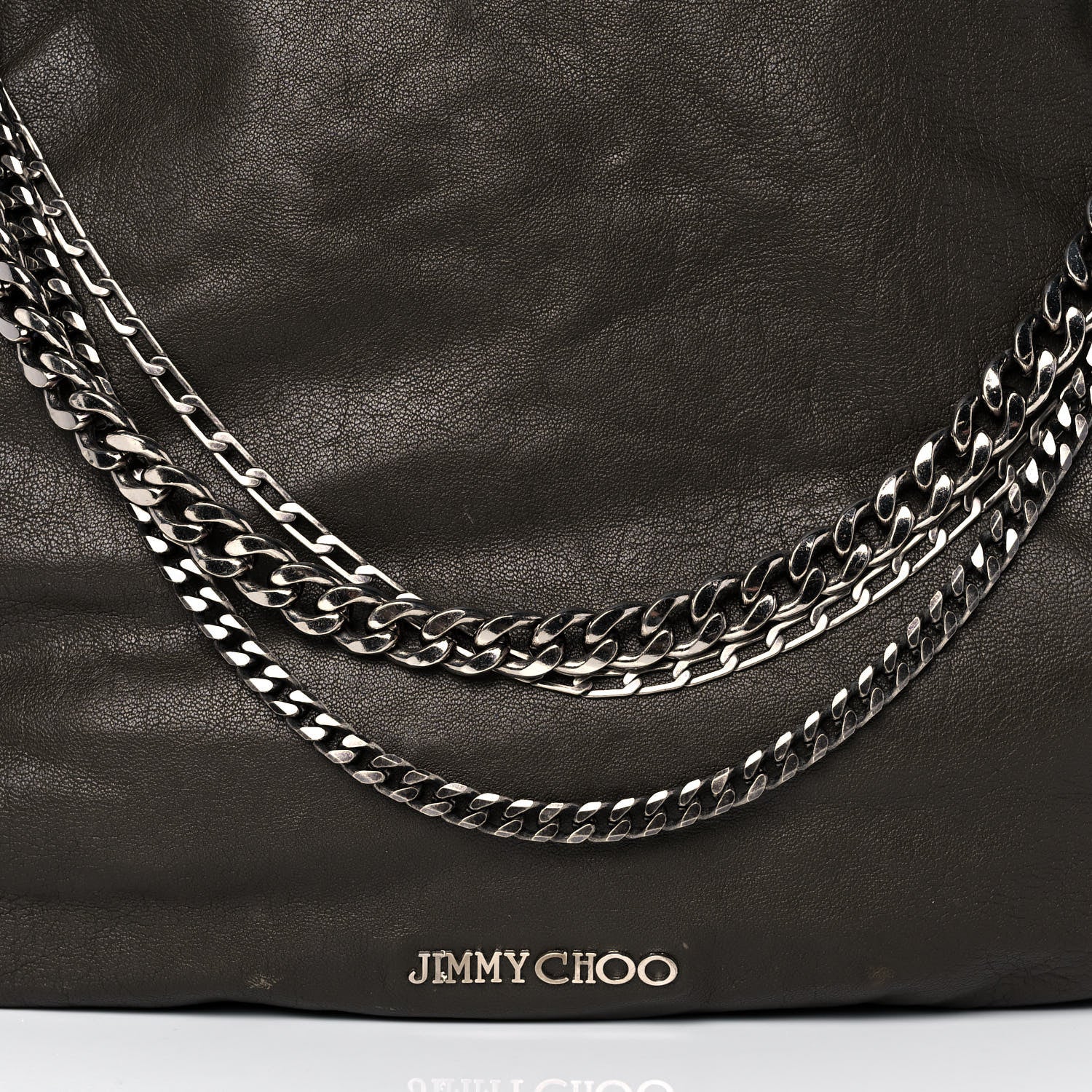 Jimmy Choo Lambskin Biker Hobo 8 of 15
