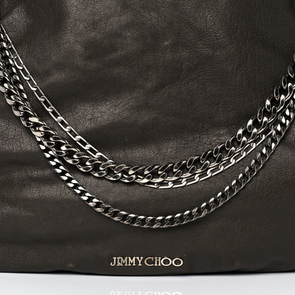 Jimmy Choo Lambskin Biker Hobo 8 of 15