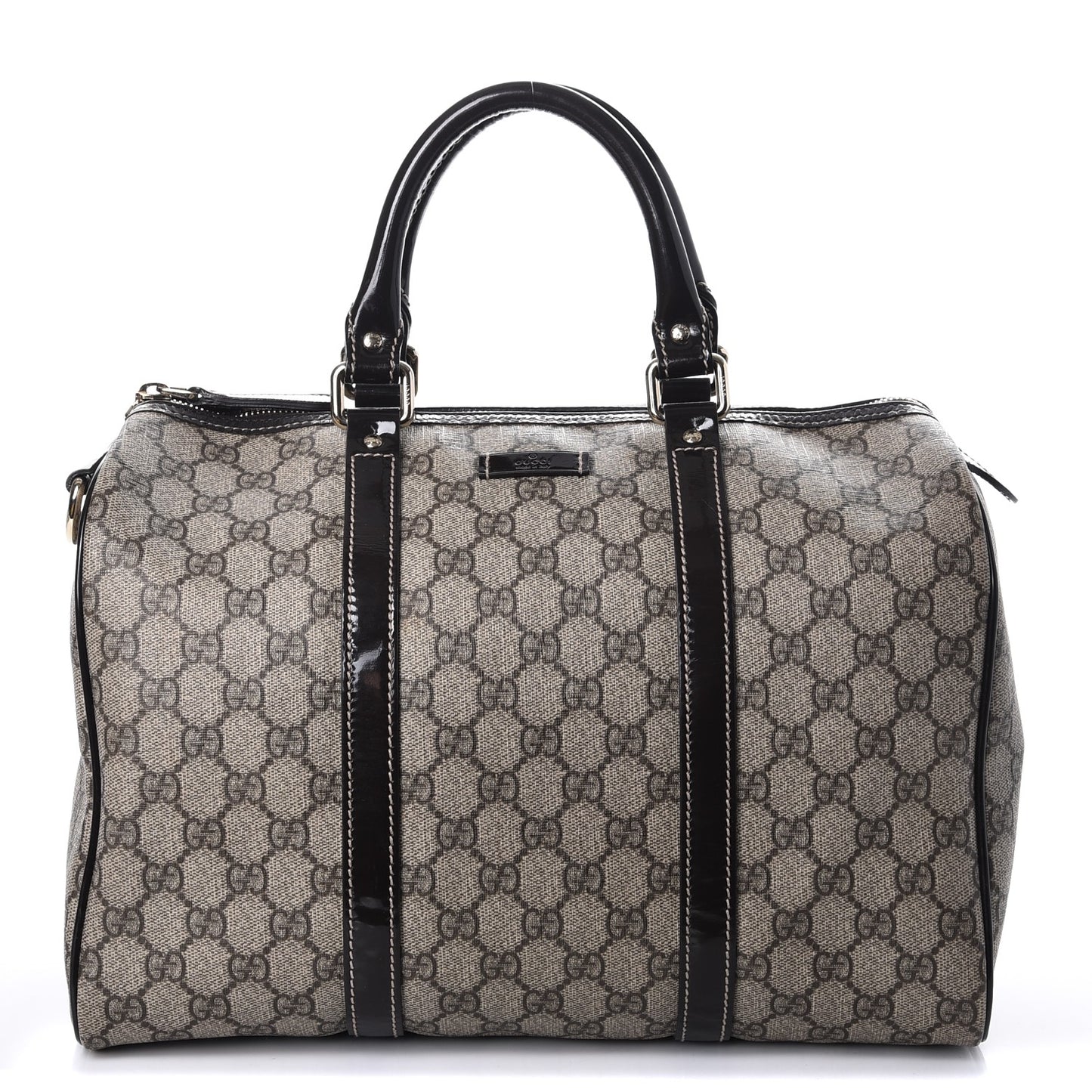 GG Plus Monogram Medium Joy Boston Dark Brown
