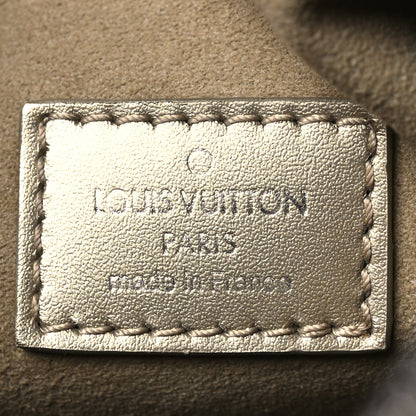 Louis Vuitton Calfskin Debossed Monogram Side Trunk Light Gold 6 of 12