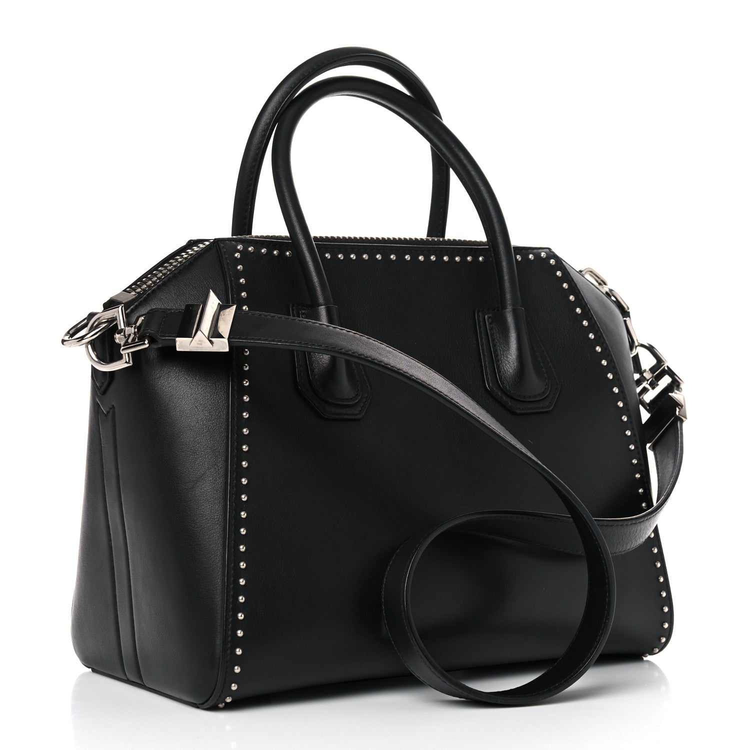 Givenchy Calfskin Small Studded Antigona Black 2 of 12