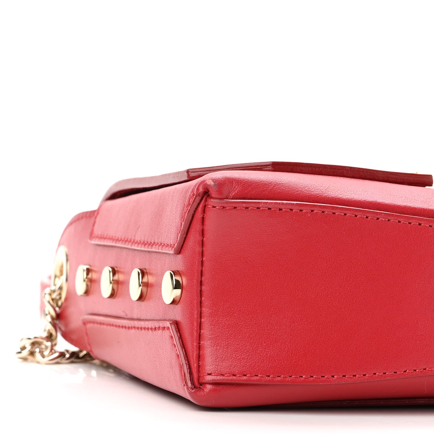 Jimmy Choo Spazzolato Lockett Shoulder Bag Red 8 of 9