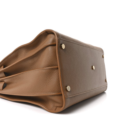 Saint Laurent Grained Calfskin Large Souple Sac De Jour Cinnamon 9 of 10