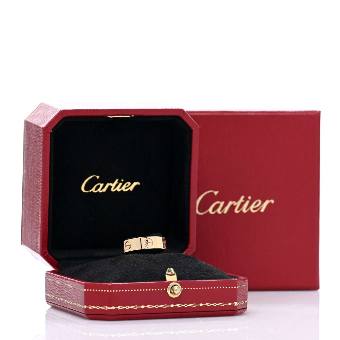18K Yellow Gold 5.5mm LOVE Ring 53 6.25