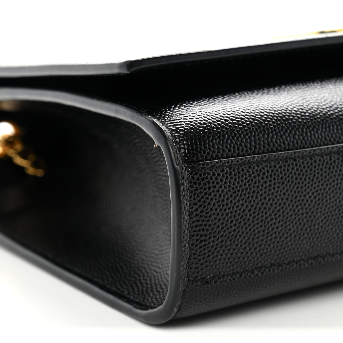 Saint Laurent Grain De Poudre Medium Classic Monogram Kate Satchel Black 9 of 11
